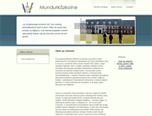 Tablet Screenshot of mundurki.szkolne.biz